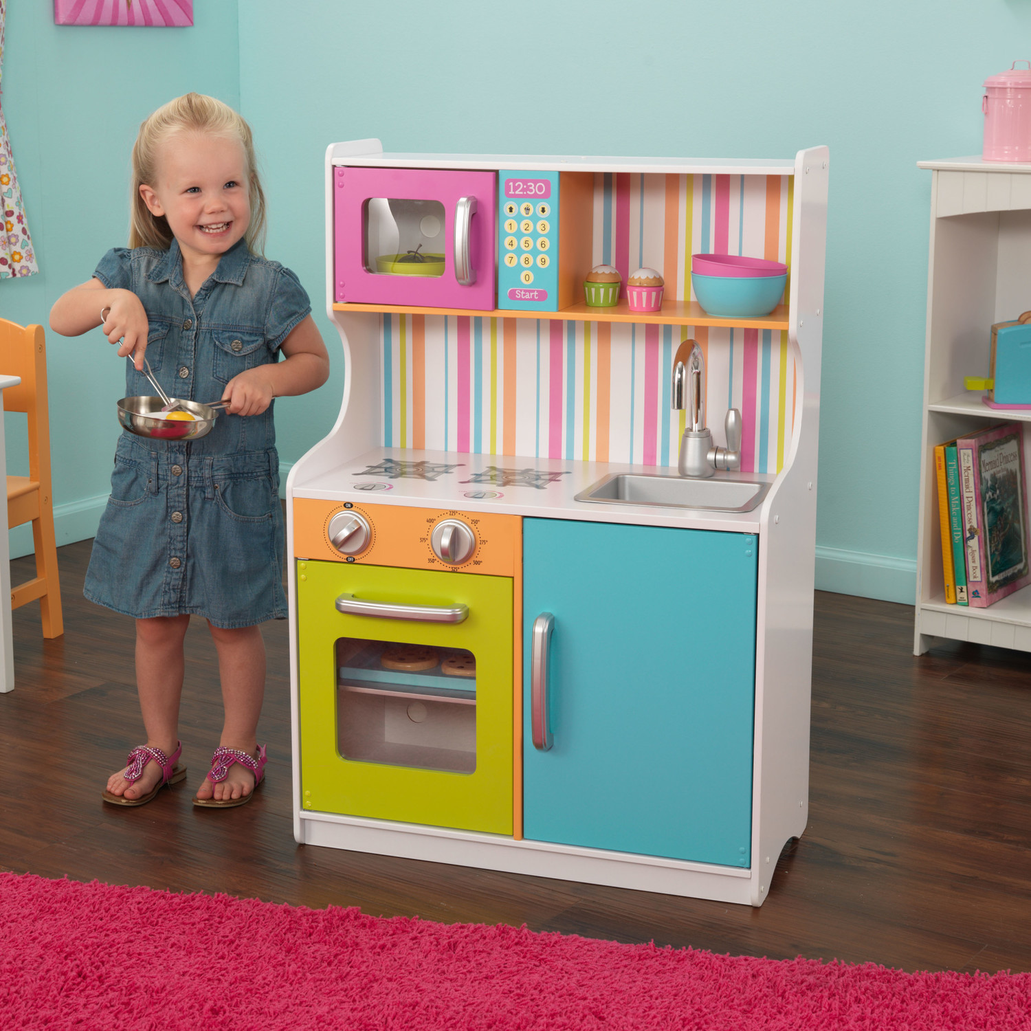 Кухня игровая KidKraft Делюкс Bright toddler kitchen мини 53294_KE - фото 3