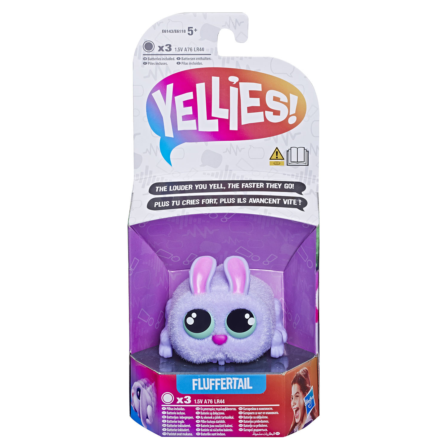 Игрушка Yellies (Yellies) Кролик Флаффертэйл интерактивный E6143EU4 - фото 2