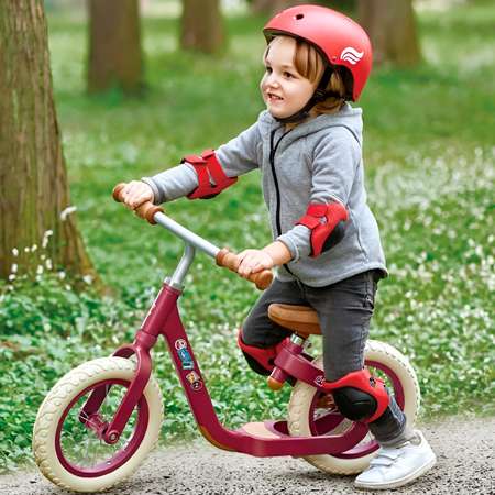 Детский HAPE шлем для девочки красный E1082_HP