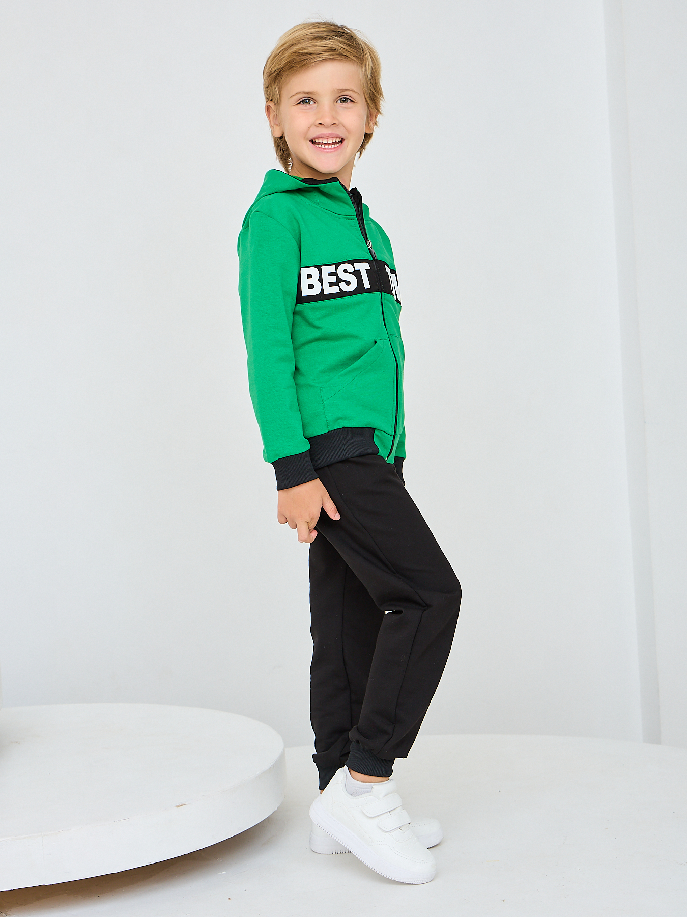 Костюм спортивный Mil Art kids 1902201528SUIT-SPORT-TITLE-GREEN - фото 4