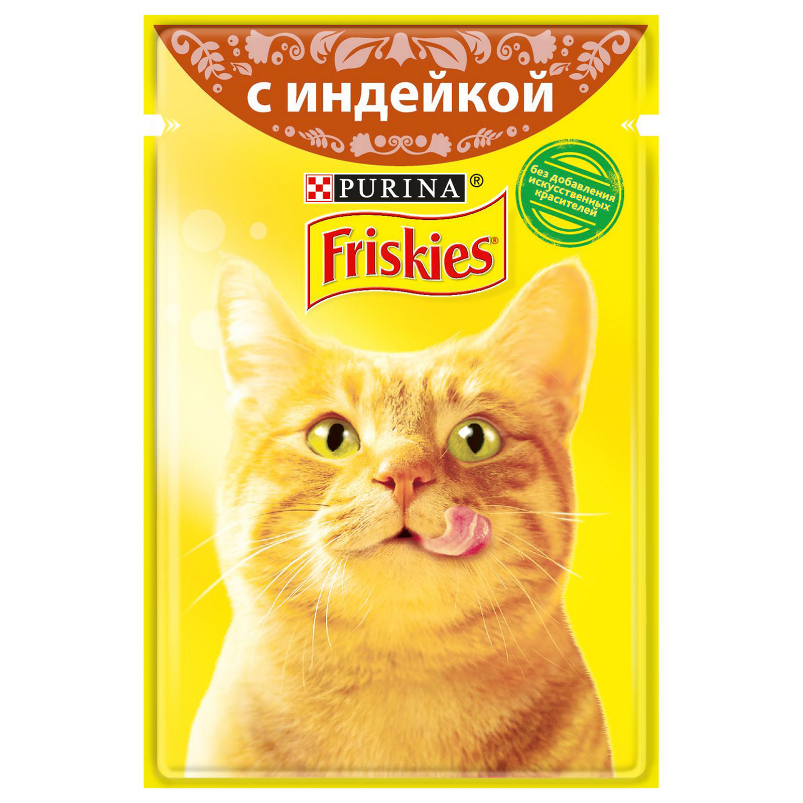 Влажный корм для кошек Friskies 0.085 кг индейка (полнорационный) - фото 1