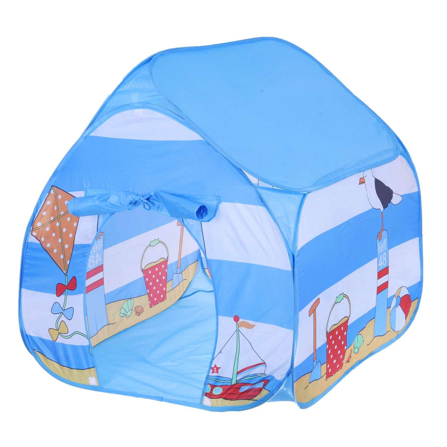 Палатка Sima-Land детская игровая Морской домик - фото 1