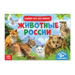 Обучающая книжка Буква-ленд «Животные России» 18 животных