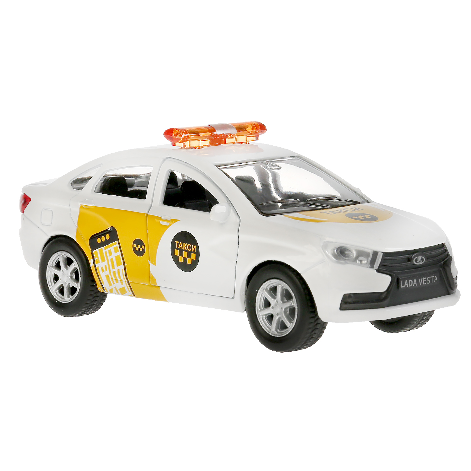 Автомобиль Технопарк LADA vesta Такси белый 298516 - фото 5