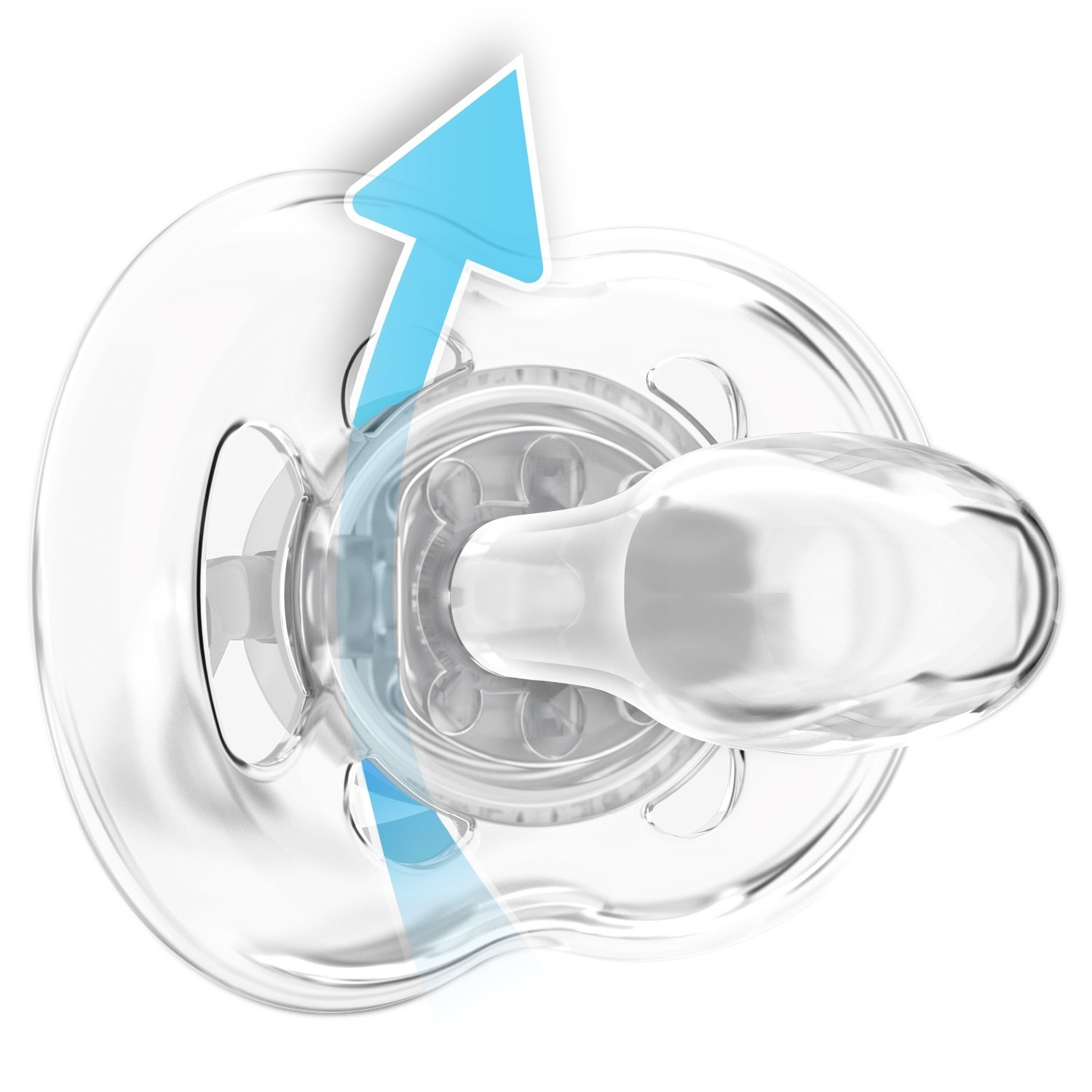 Пустышка Philips Avent Freeflow 0-6 мес 2 шт SCF180/26 - фото 5