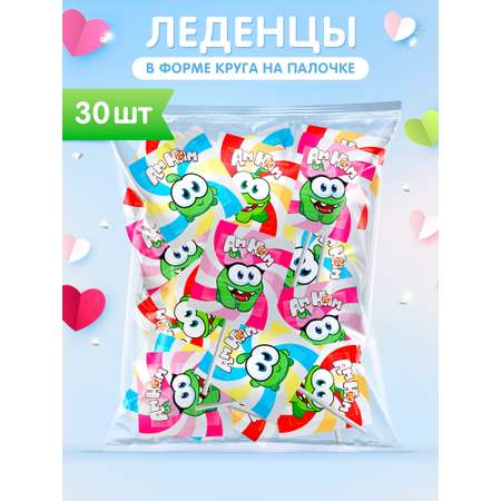 Леденцы на палочке ассорти Сладкая сказка Sweet pops ам ням 10г х 30шт.