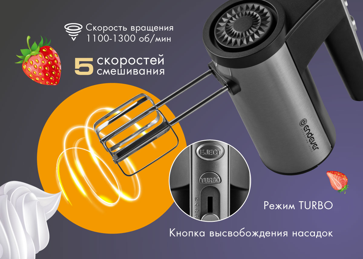 Ручной миксер ENDEVER SIGMA-06 - фото 4