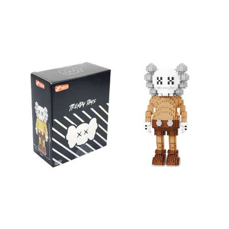 Конструктор YoFun Balody Kaws бежевый 1360 деталей GF089041