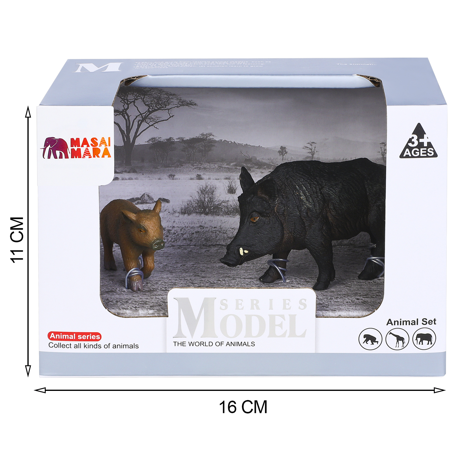 Набор фигурок Masai Mara Семья кабанов Мир диких животных MM211-130 купить  по цене 899 ₽ в интернет-магазине Детский мир