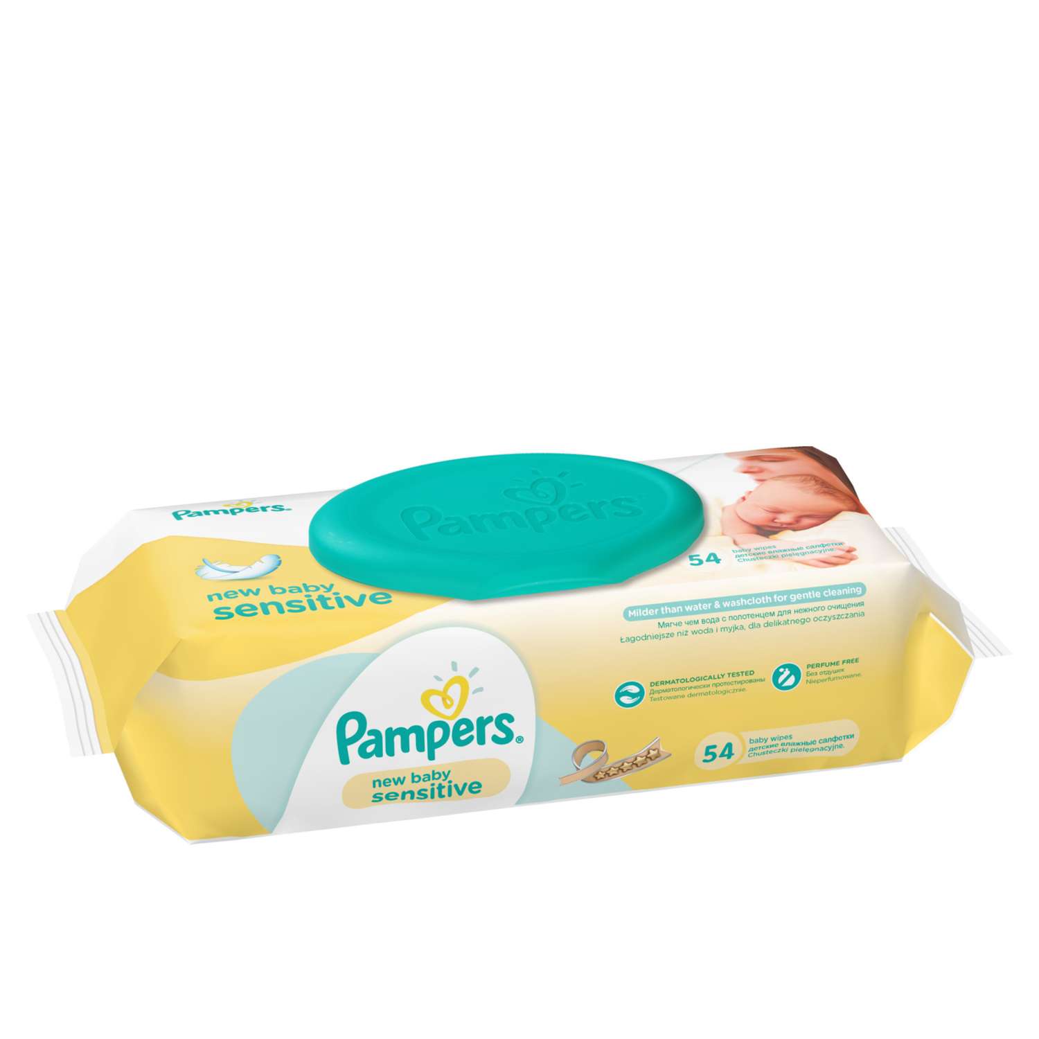 Салфетки Pampers New Baby Sensitive влажные 54шт - фото 3