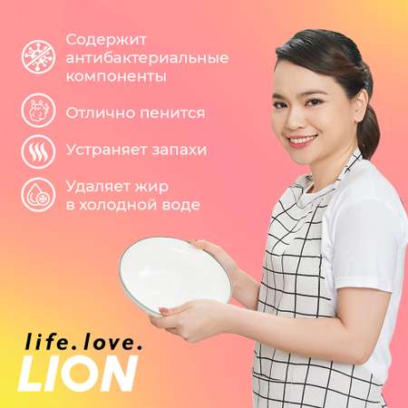 Средство для мытья посуды Lion Chamgreen Pure Fermentation 5 злаков 1200 мл