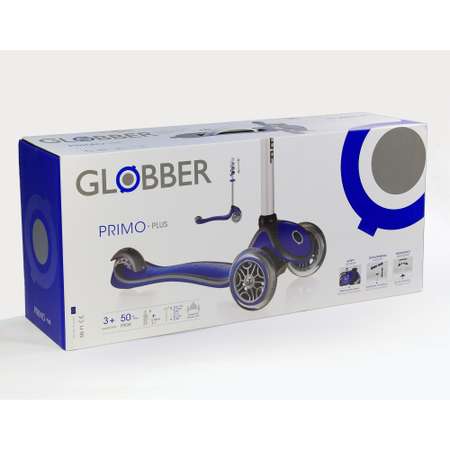 Самокат Globber Primo Plus Синий