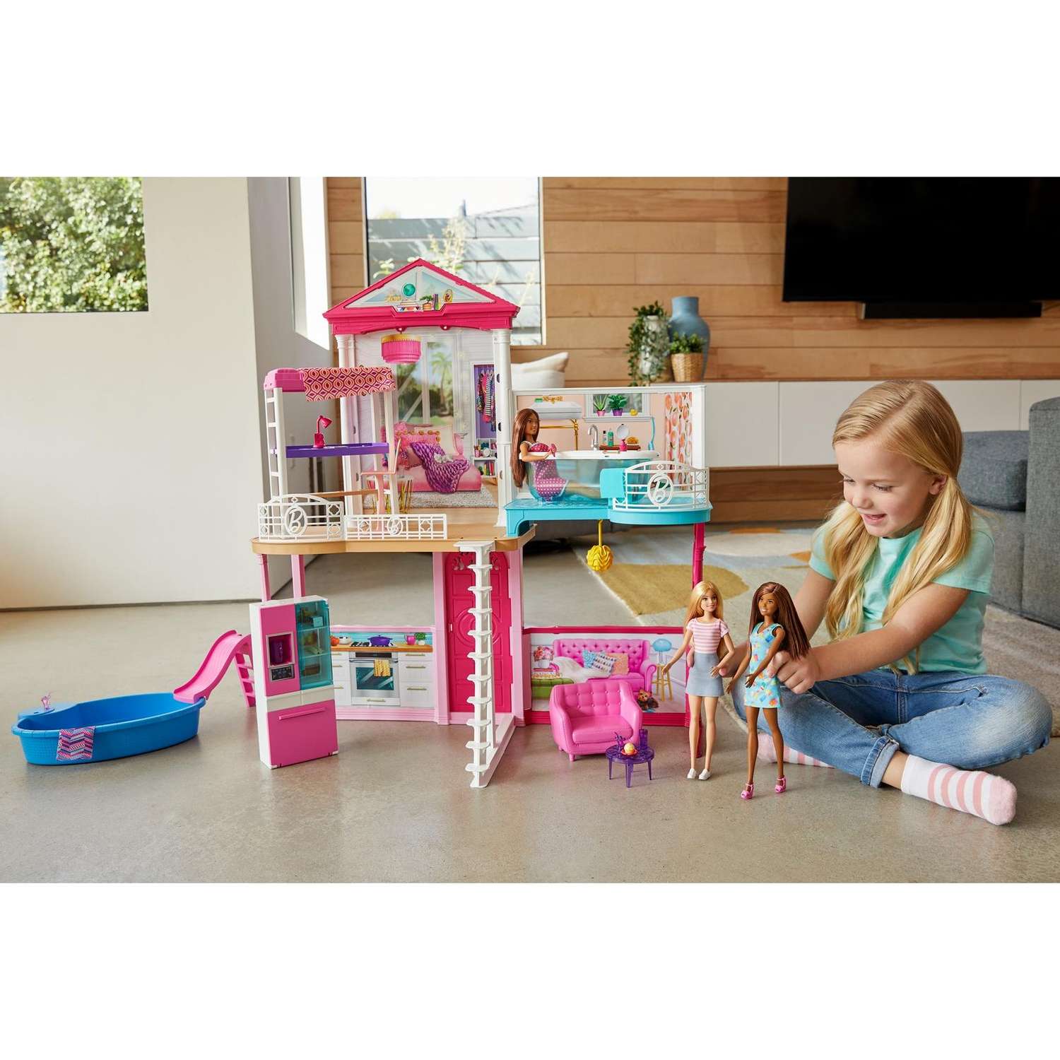 Набор игровой Barbie дом+куклы +аксессуары GLH56 GLH56 - фото 8