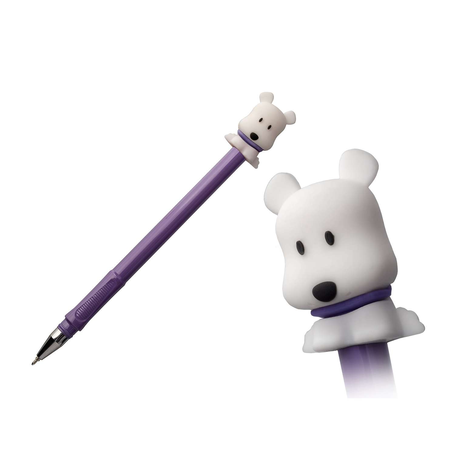 Ручка шариковая СОЮЗ SkyWrite с топпером-игрушкой Собачка 2 шт синяя паста - фото 2
