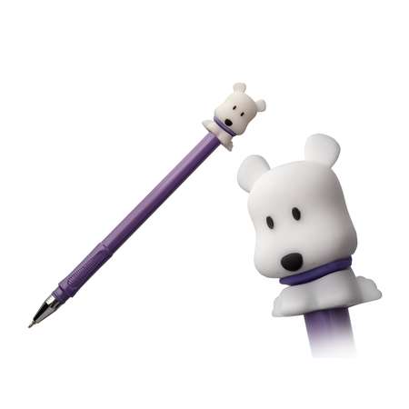 Ручка шариковая СОЮЗ SkyWrite с топпером-игрушкой Собачка 2 шт синяя паста