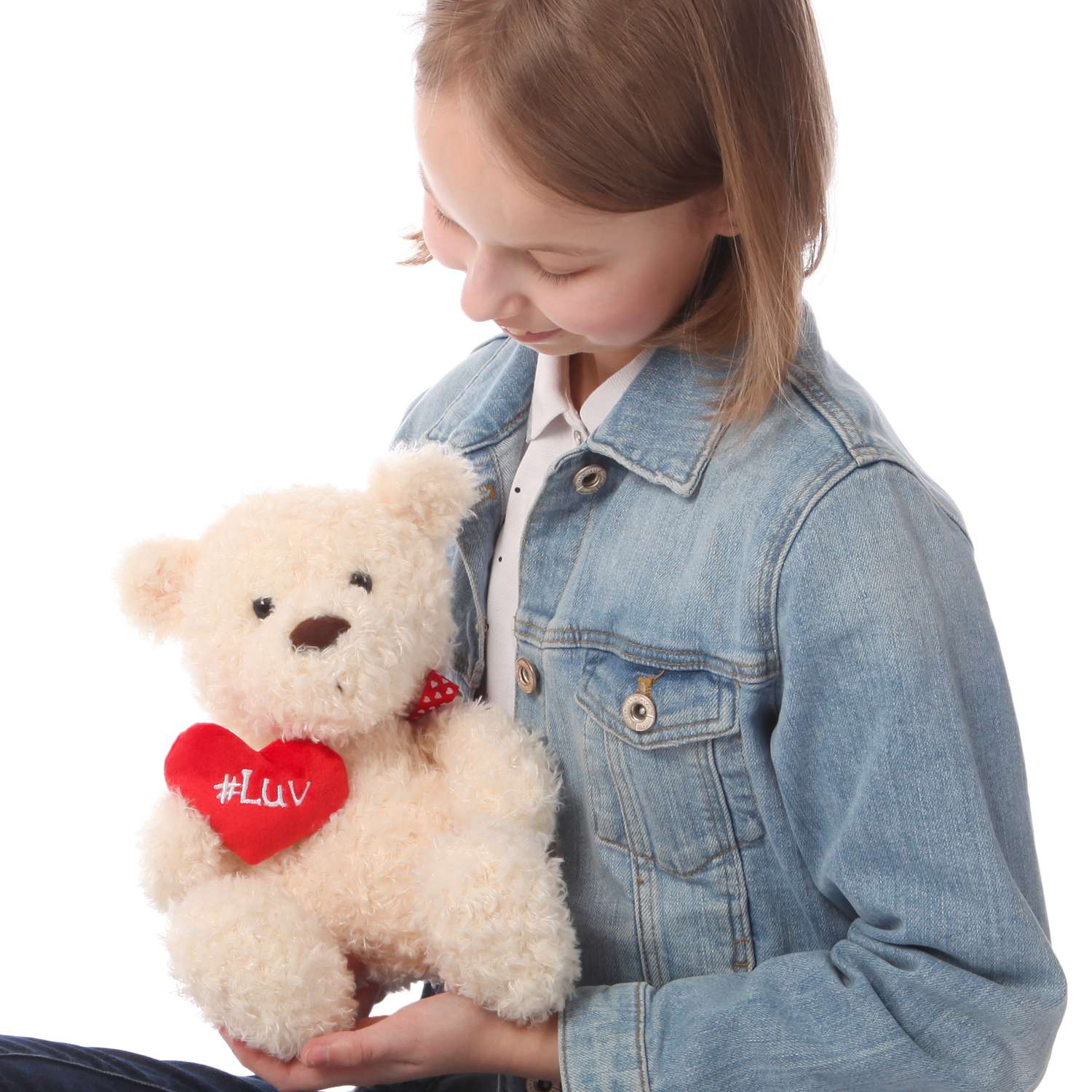 Мягкая игрушка Aurora Медведь с сердечком - фото 10