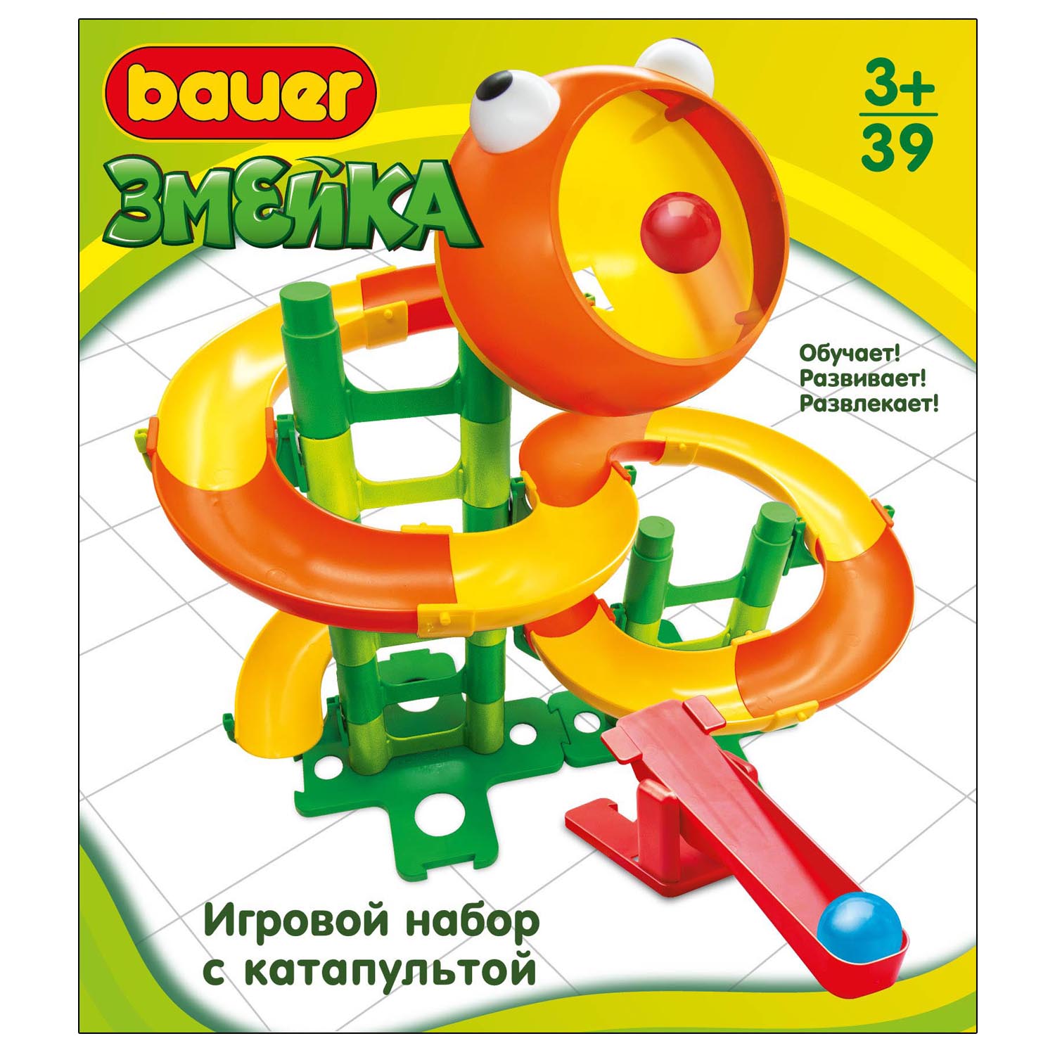 Конструктор BAUER Змейка блочный - фото 3