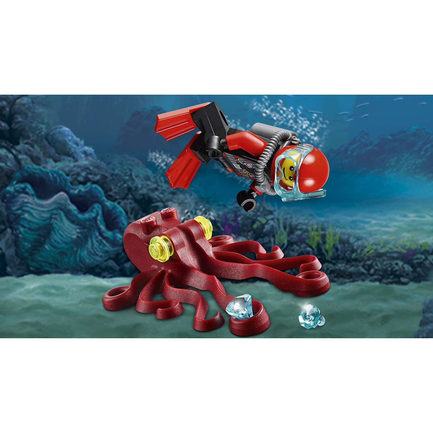 Конструктор LEGO City Deep Sea Explorers Глубоководный скутер (60090) - фото 5