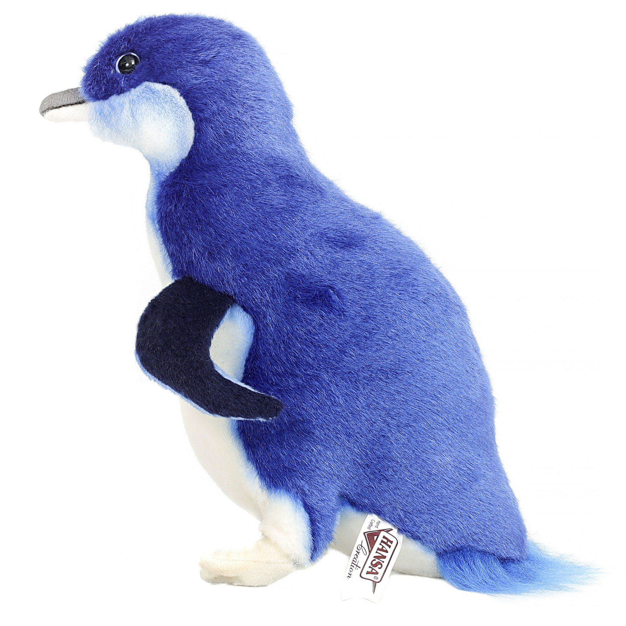 Реалистичная игрушка HANSA Пингвин малый голубой 20 см - фото 2
