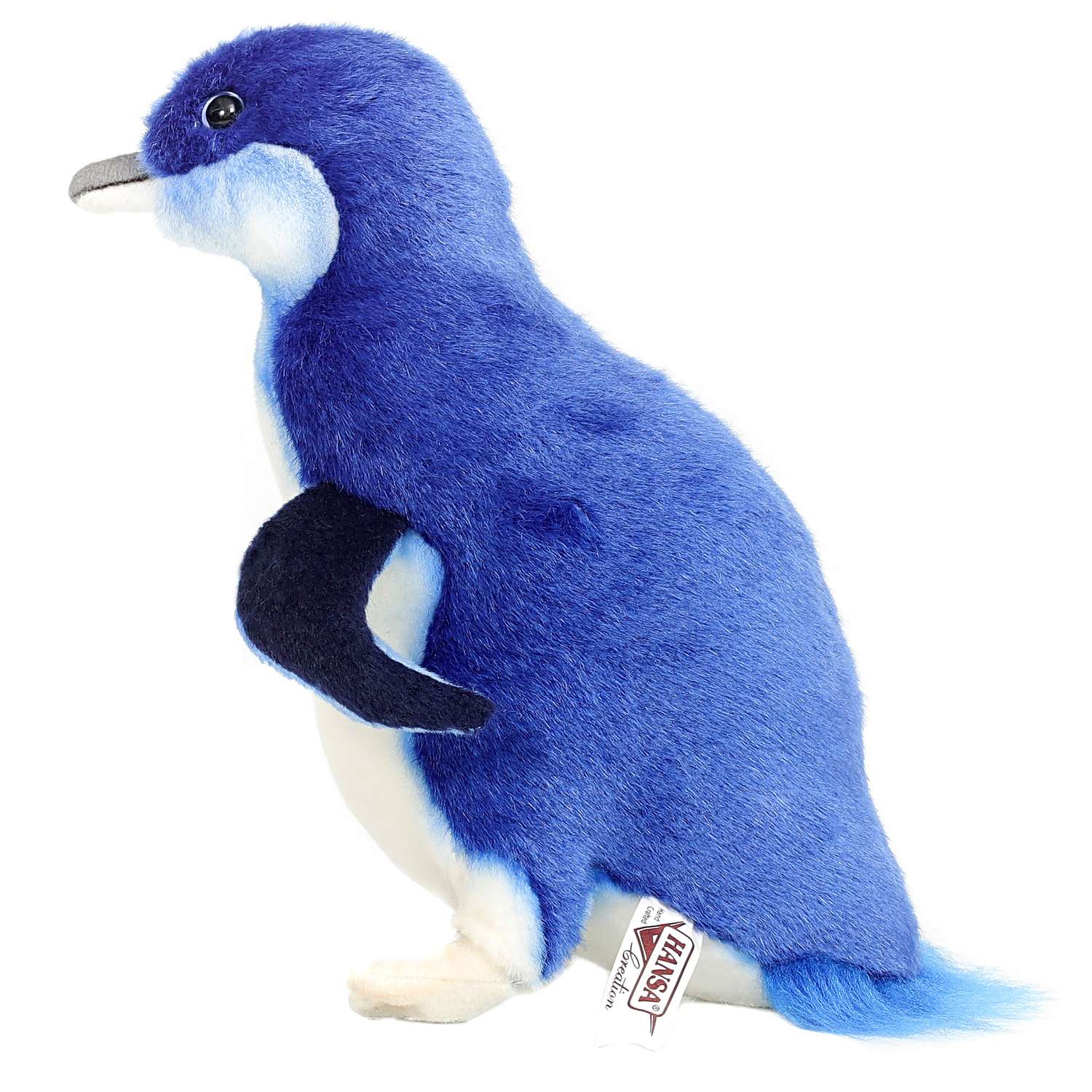 Реалистичная игрушка HANSA Пингвин малый голубой 20 см - фото 2