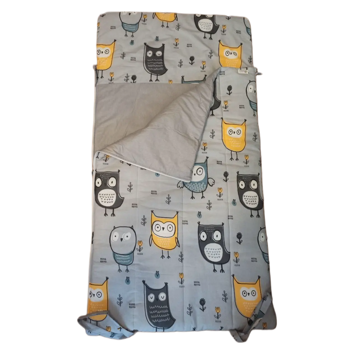 Спальный мешок-одеяло детское Owl and EarlyBird От 3 до 7 лет Лесные совы - фото 1