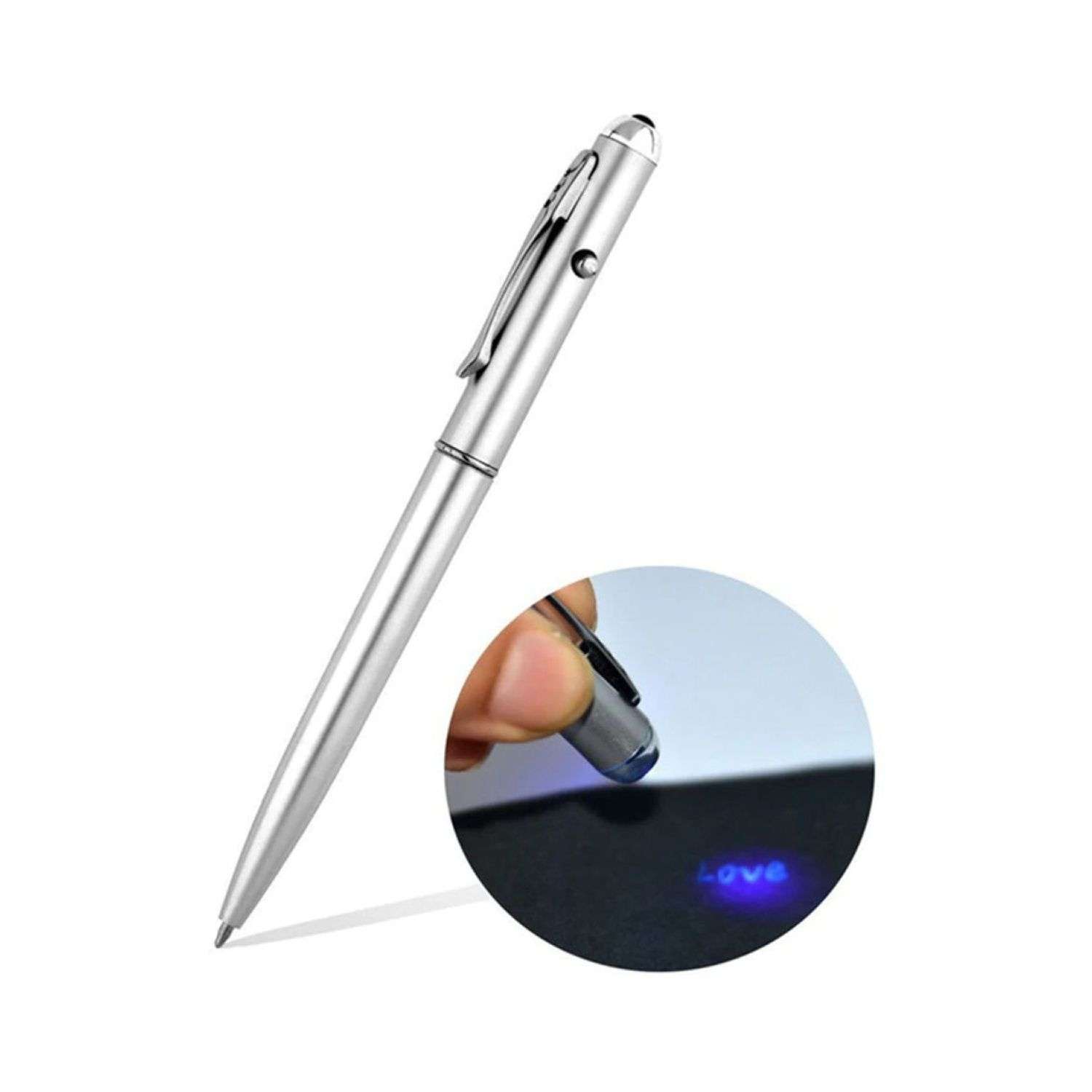 Ручка Ripoma с невидимыми чернилами и фонариком - фото 2