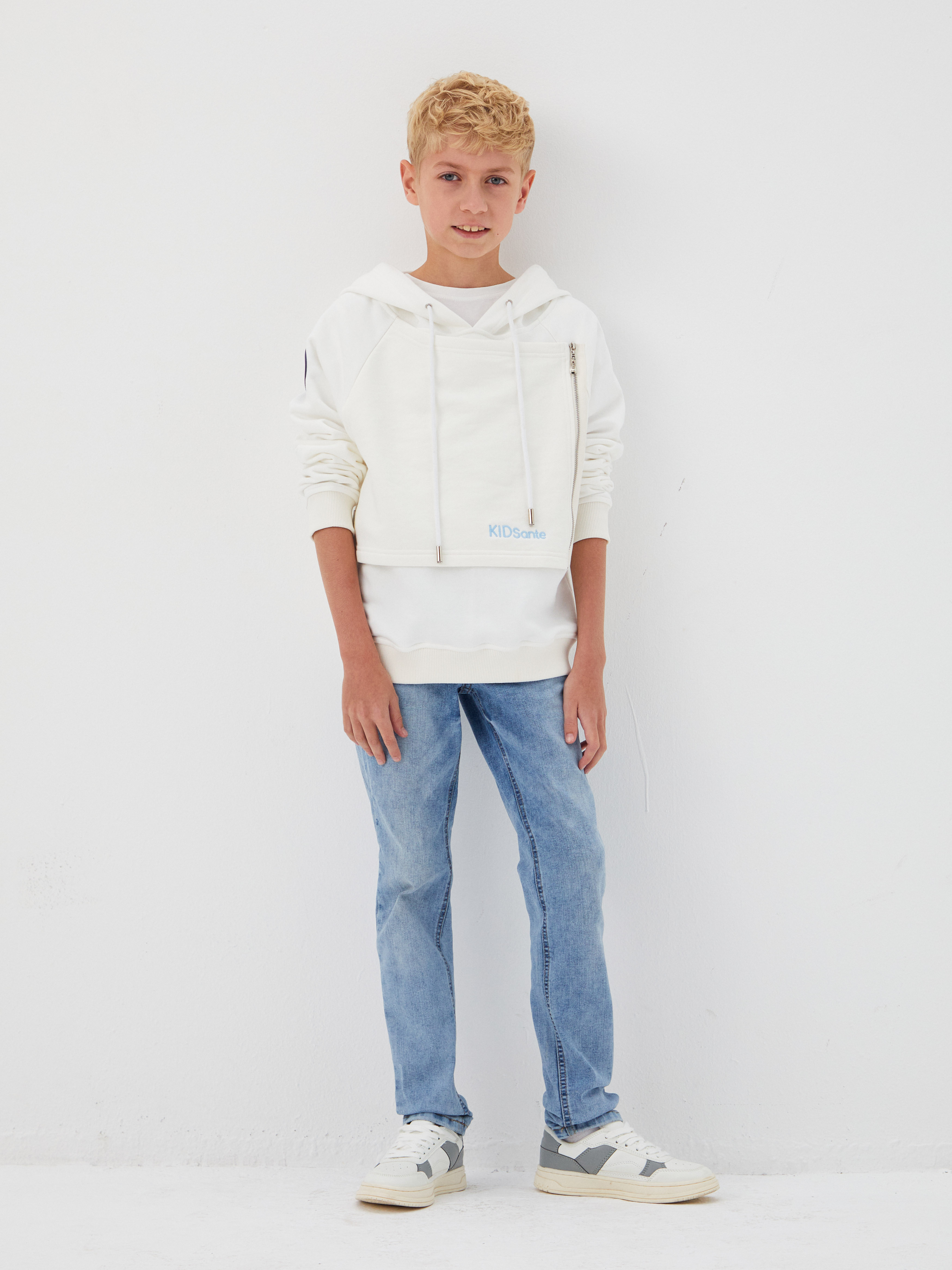 Худи KIDSANTE HUDI-FUT-WHITE-M - фото 1