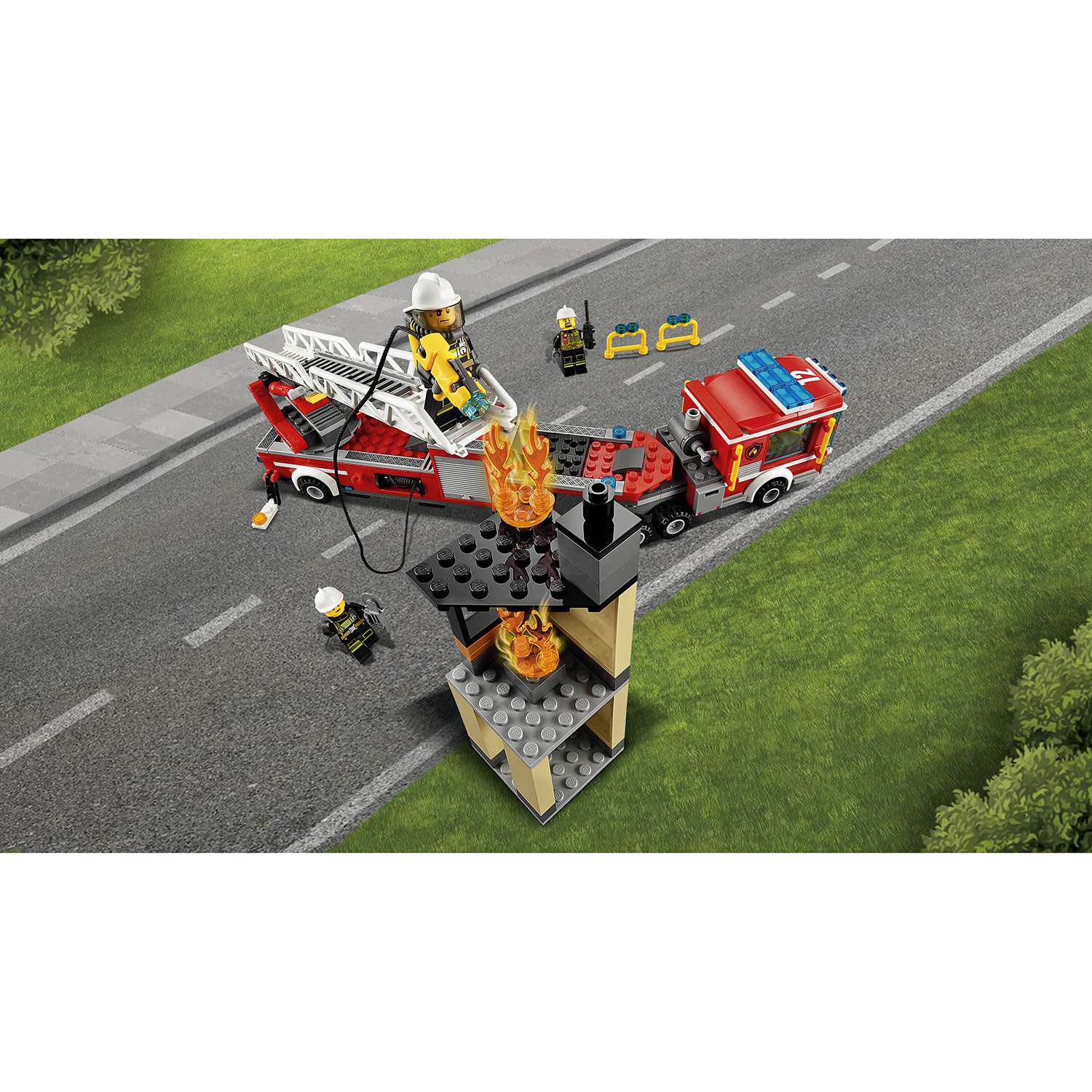 Конструктор LEGO City Fire Пожарная машина (60112) - фото 8