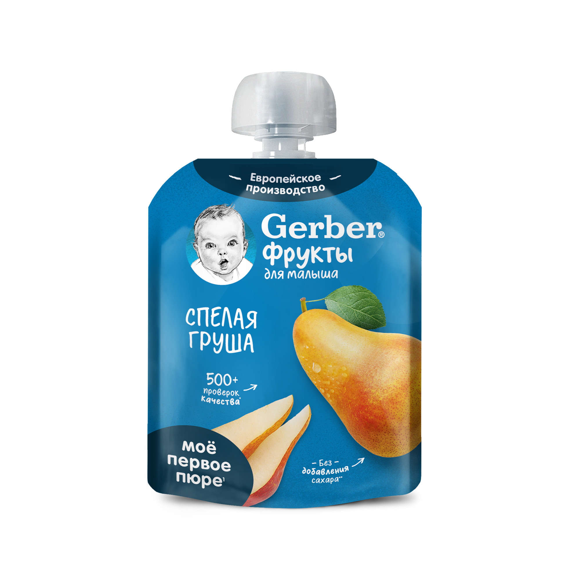 Пюре Gerber груша 90г с 4месяцев купить по цене 104.9 ₽ в интернет-магазине  Детский мир