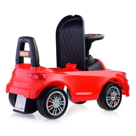 Каталка-толокар Полесье автомобиль SuperCar №6 со звуковым сигналом красная