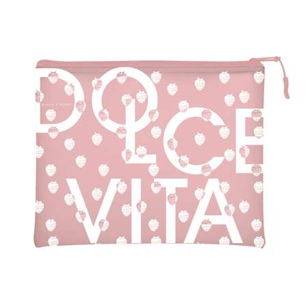 Папка на молнии Bruno Visconti Dolce Vita Pink А5 26х20см