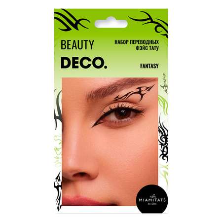 Набор тату стрелок-трафаретов DECO. Eyeliner by miami tattoos переводных (fantasy)