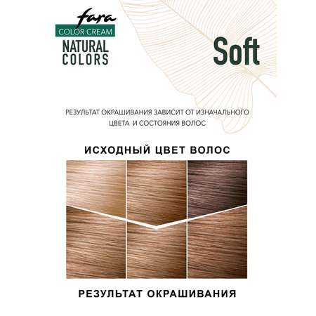 Краска для волос FARA Natural Colors Soft 306 золотой каштан