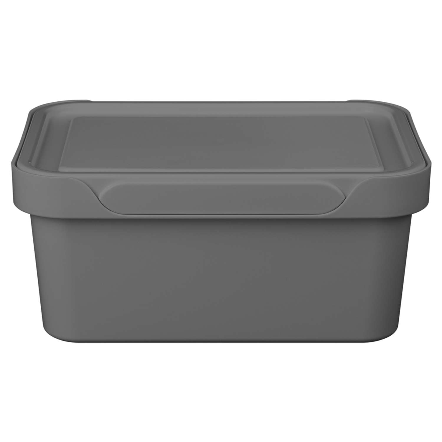 Коробка Econova с крышкой LUXE 4.6л серый - фото 6
