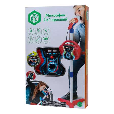 Игрушка ABC Микрофон 2в1 Красный 002086-NL