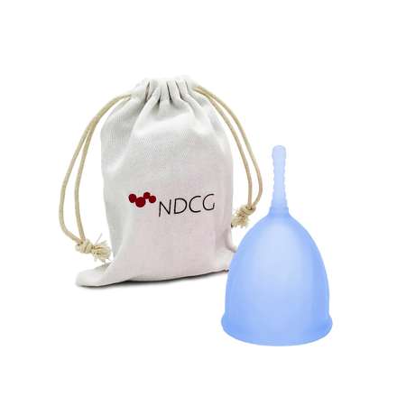 Менструальная чаша NDCG Comfort Cup размер M голубой
