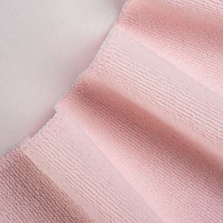 Клеенка-пеленка непромокаемая Mrs.Stretch Mr.Jersy многоразовая 70x100 см комплект 2 шт. белая розовая