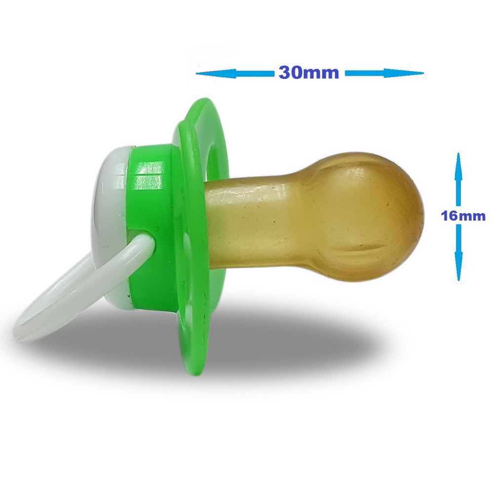 Соски-пустышки AilliN латексные круглые 4 шт. 6 мес+ синий зеленый - фото 8