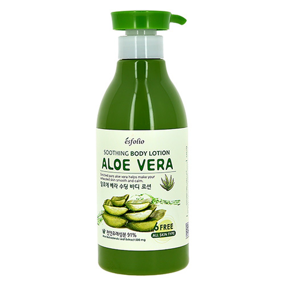 Лосьон для тела Esfolio Aloe vera успокаивающий 500 мл - фото 4