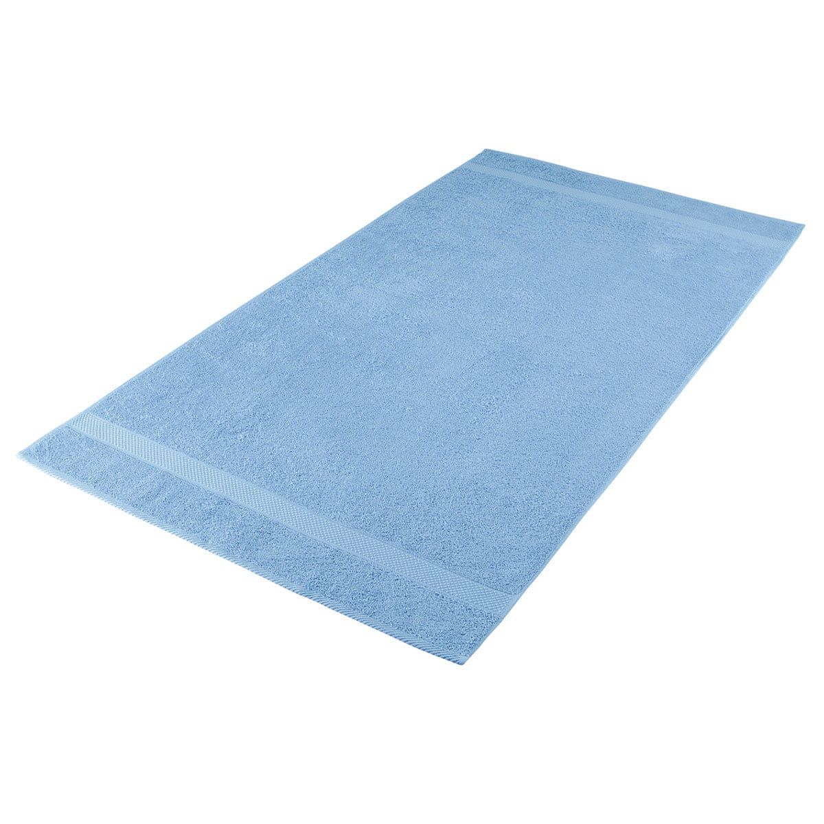 Полотенце для ванной Arya Home Collection однотонное 70х140 см Miranda Soft светло-голубой - фото 3