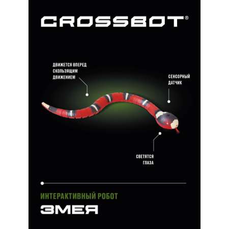 Игрушка интерактивая CROSSBOT Змея