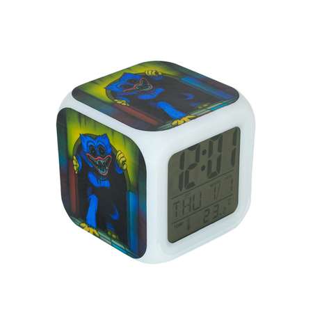 Часы-будильник Михи-Михи Хагги Вагги Huggy Wuggy с подсветкой