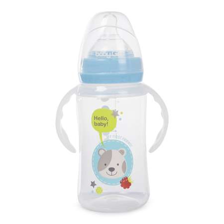 Бутылка BabyGo с широким горлом 270мл Blue