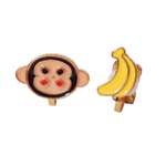 Клипсы детские Выбражулька обезьянка с бананами