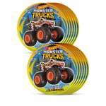 Бумажная тарелка PRIORITY для праздника Hot Wheels Monster Trucks 12 шт