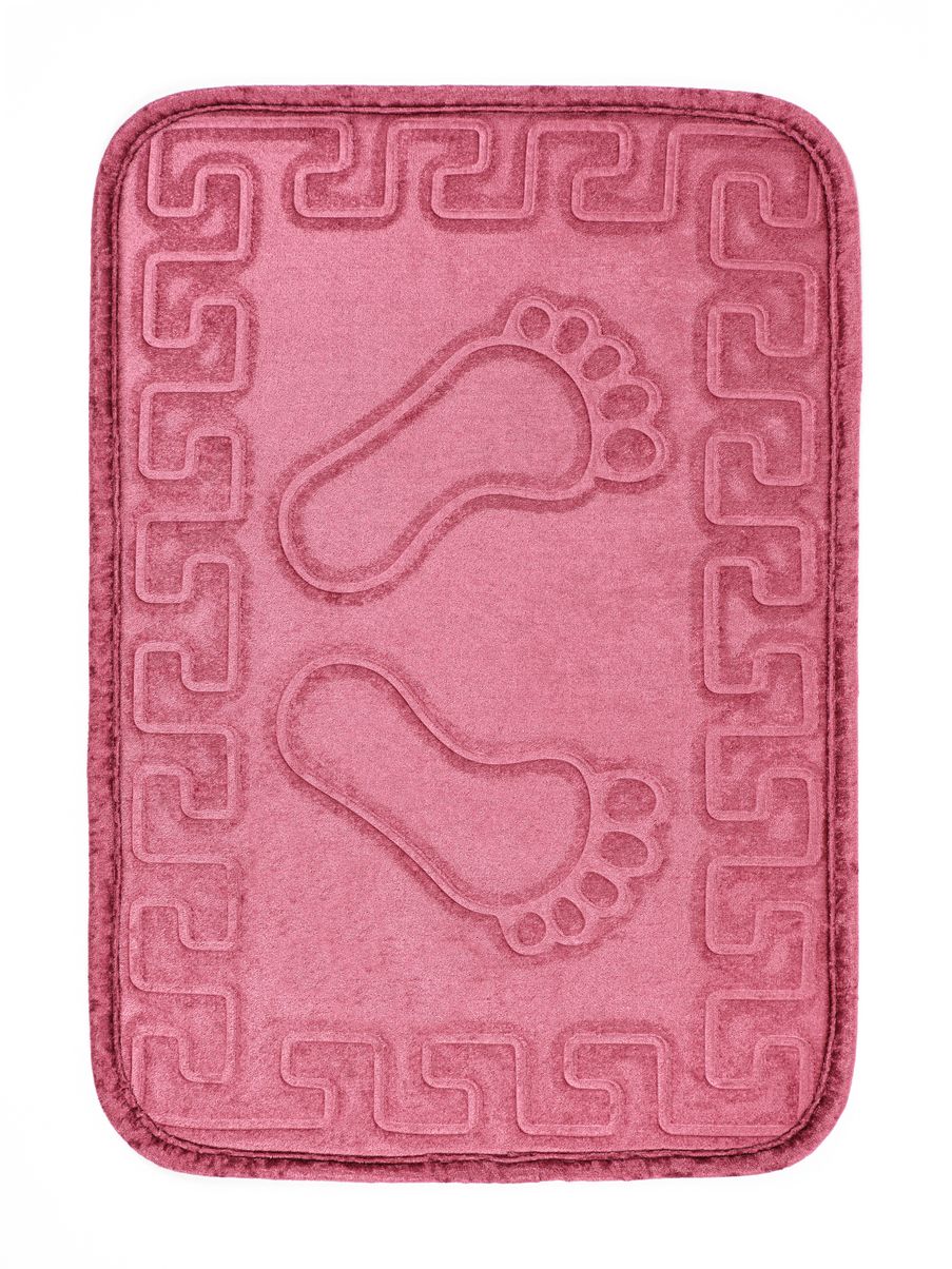 Коврик для ванной комнаты Arya Home Collection 40х60 см Dayna розовый - фото 1