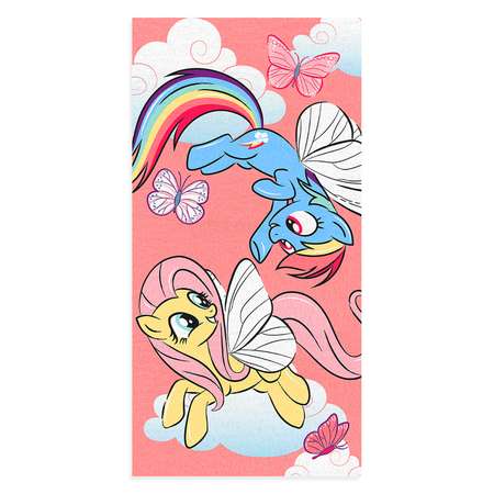 Махровое полотенце MY LITTLE PONY Пони Облака Персиковый 60х120 м1181_12 M