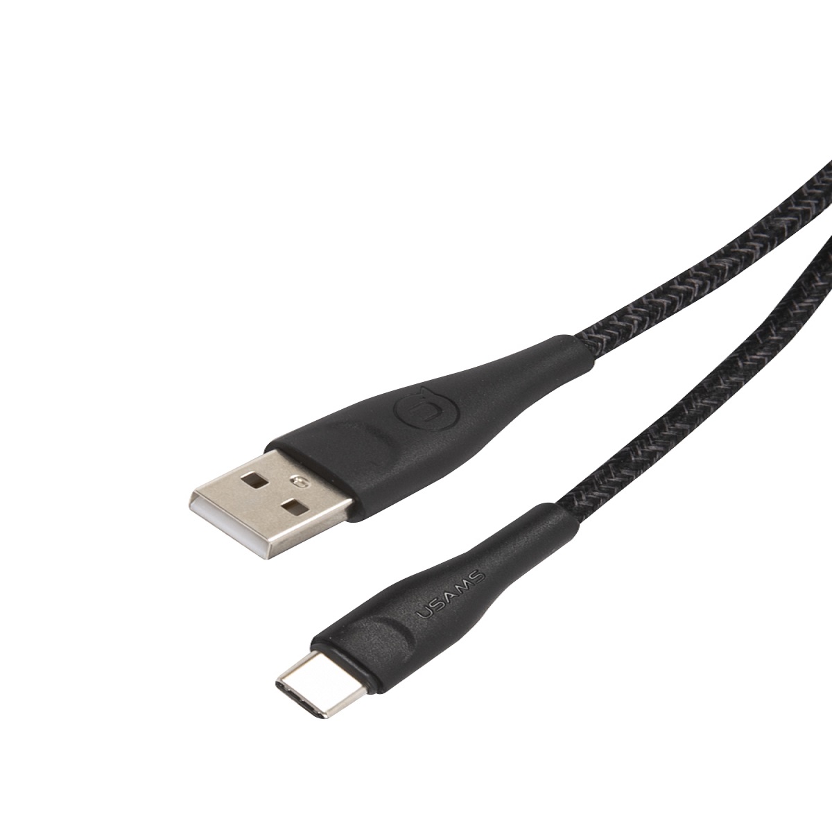 Дата-Кабель USAMS SJ395 USB - Type-C 2 метра нейлоновая оплетка черный - фото 2