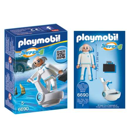 Конструктор Playmobil Супер 4 Доктор Икс блочный