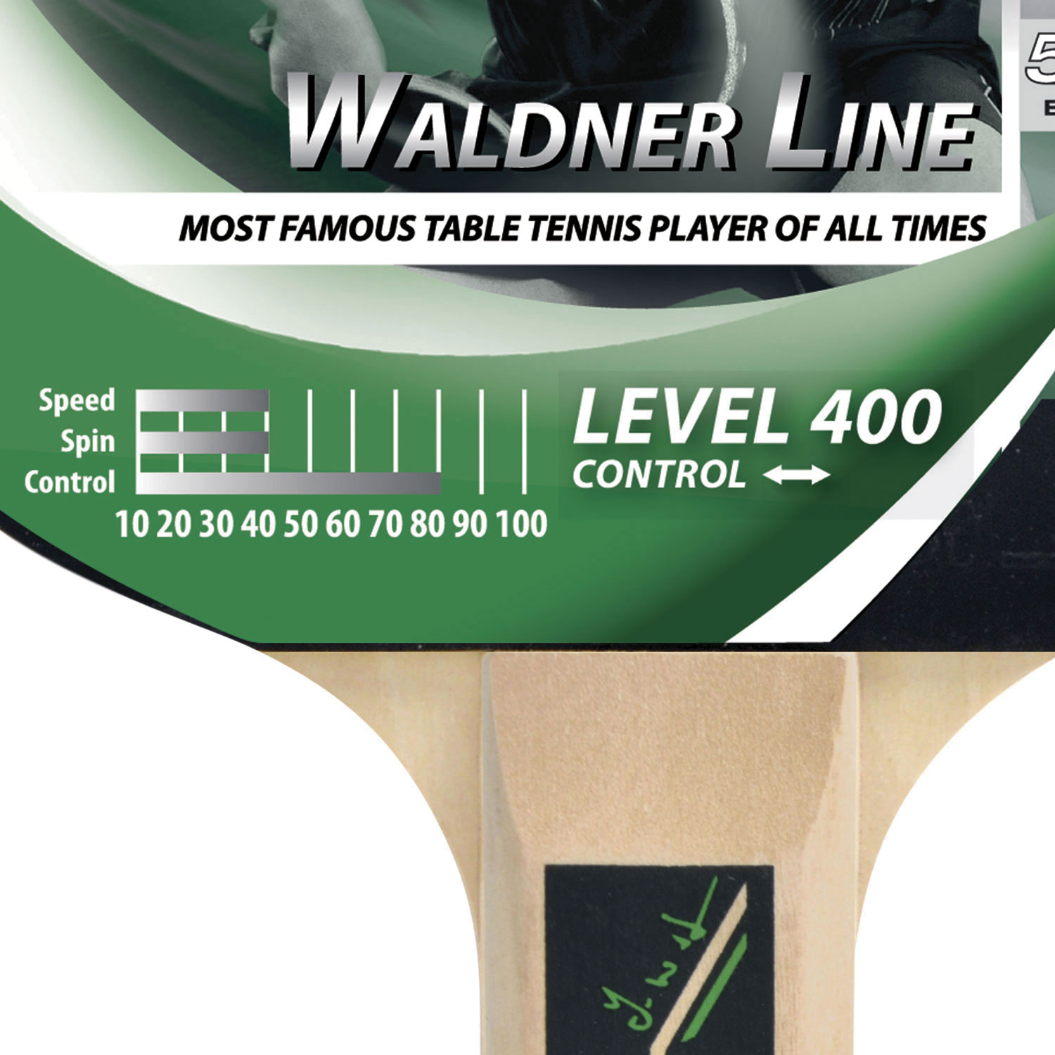 Набор для настольного тенниса Donic Waldner 400 1 ракетка 3 мячика Elite 1 чехол - фото 5